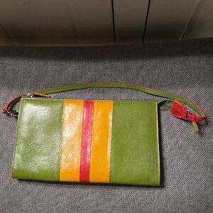 Tusk Colorful Leather Clutch/wristlet